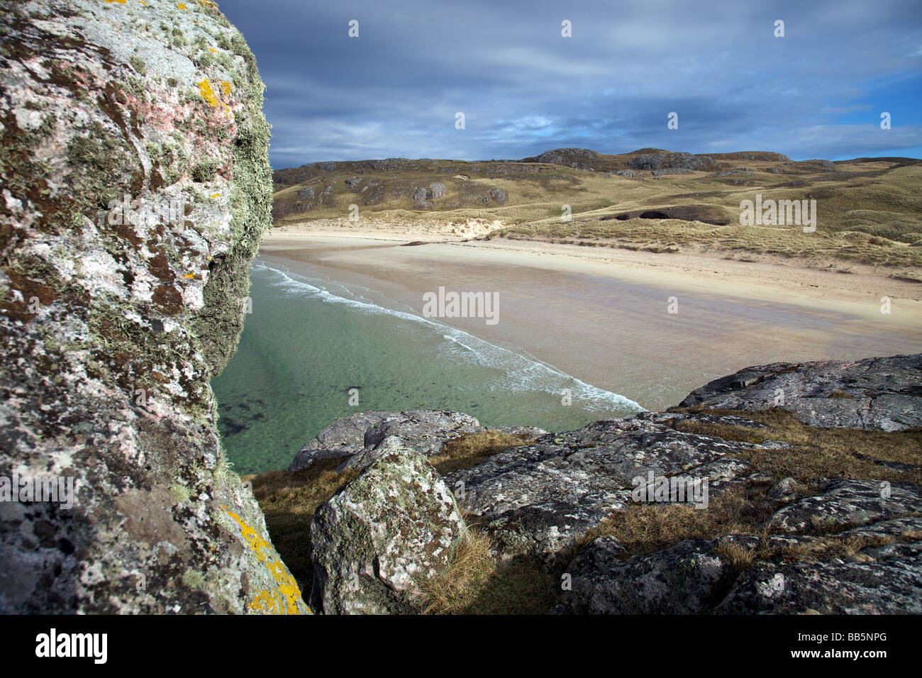 Oldshoremore Strand in der Nähe von Kinlochbervie Sutherland Schottland Stockfoto