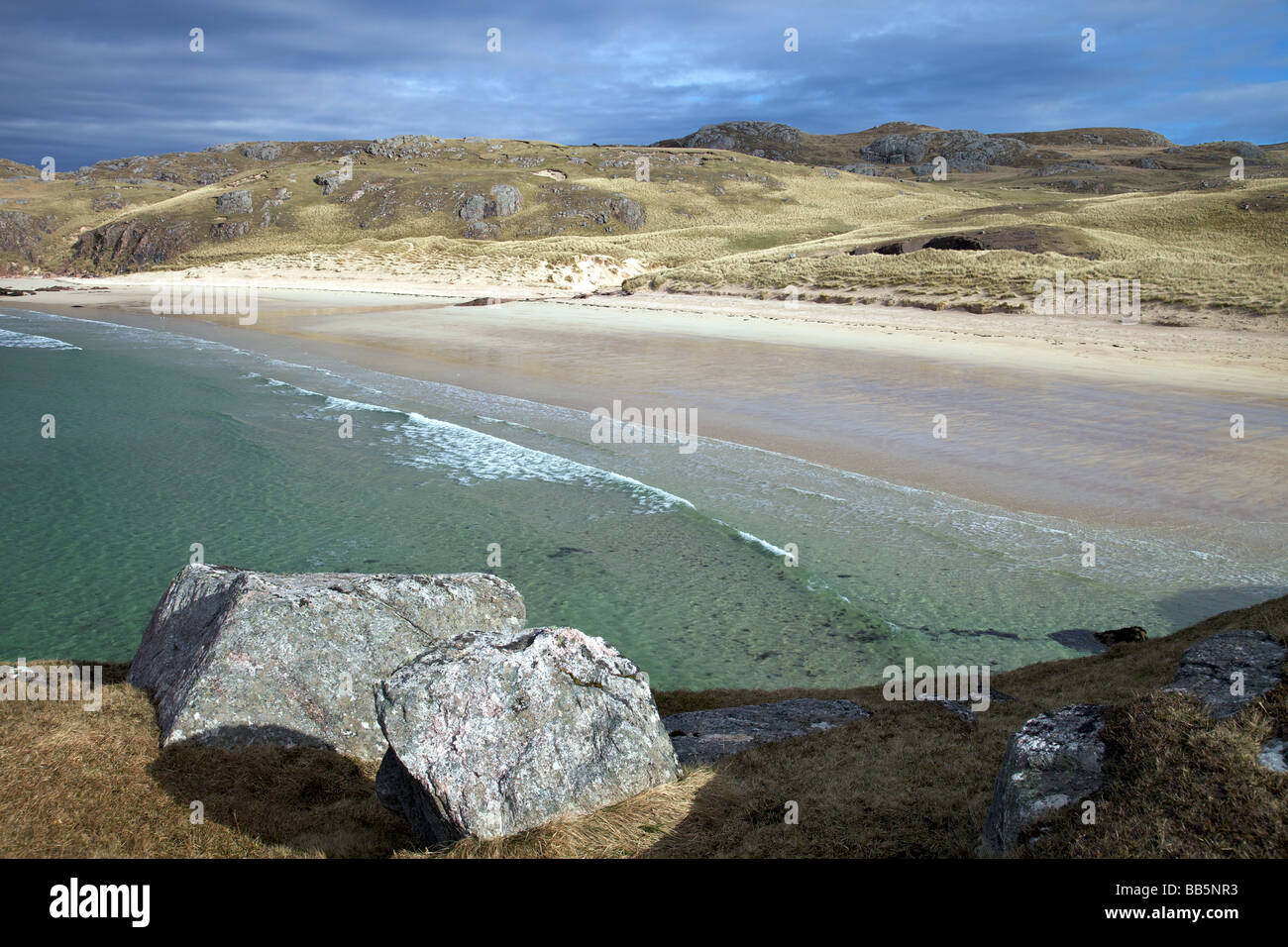 Oldshoremore Strand in der Nähe von Kinlochbervie Sutherland Schottland Stockfoto