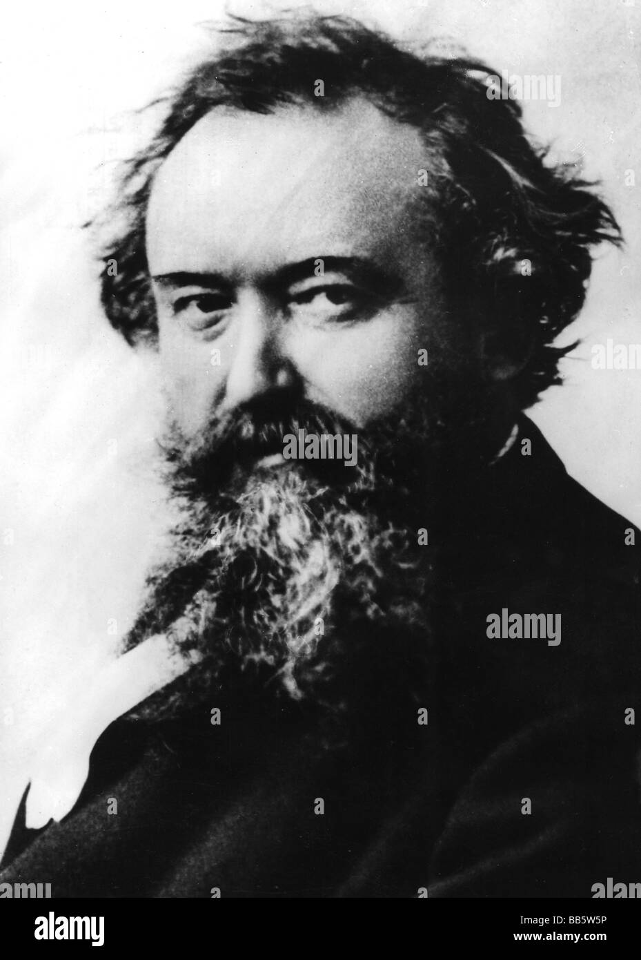 Busch, Wilhelm, 15.4.1832 - 9.1.1908, deutscher Autor/Schriftsteller und Maler, Porträt, Stockfoto