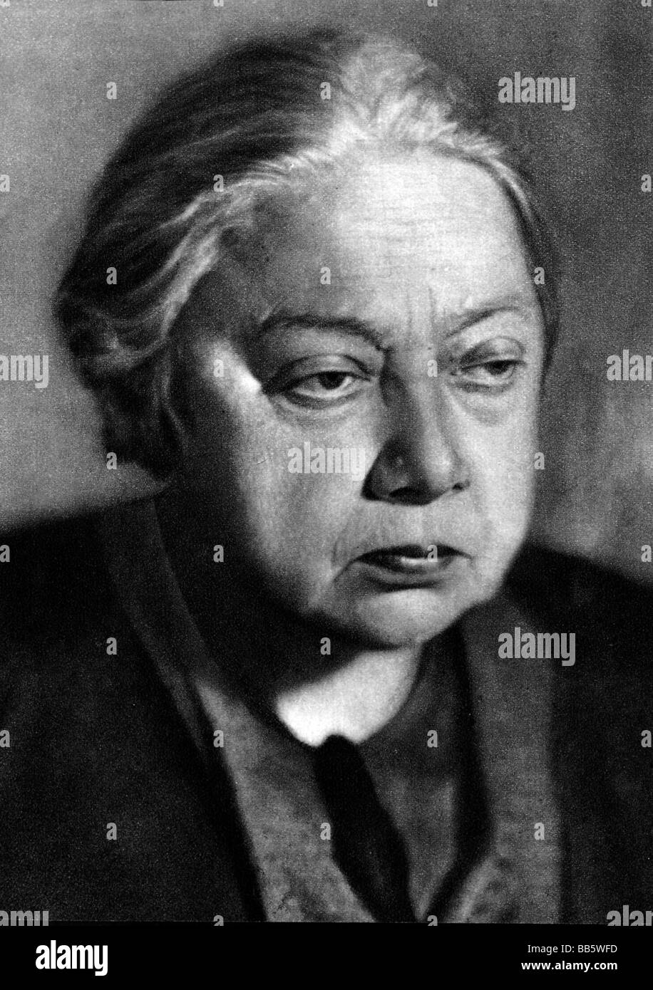 Krupskaja, Nadeschda, 26.2.1869 - 27.2.1939, Sowjetrevolutionär, Frau von Lenin, Porträt, Ende der 1920er Jahre, Stockfoto