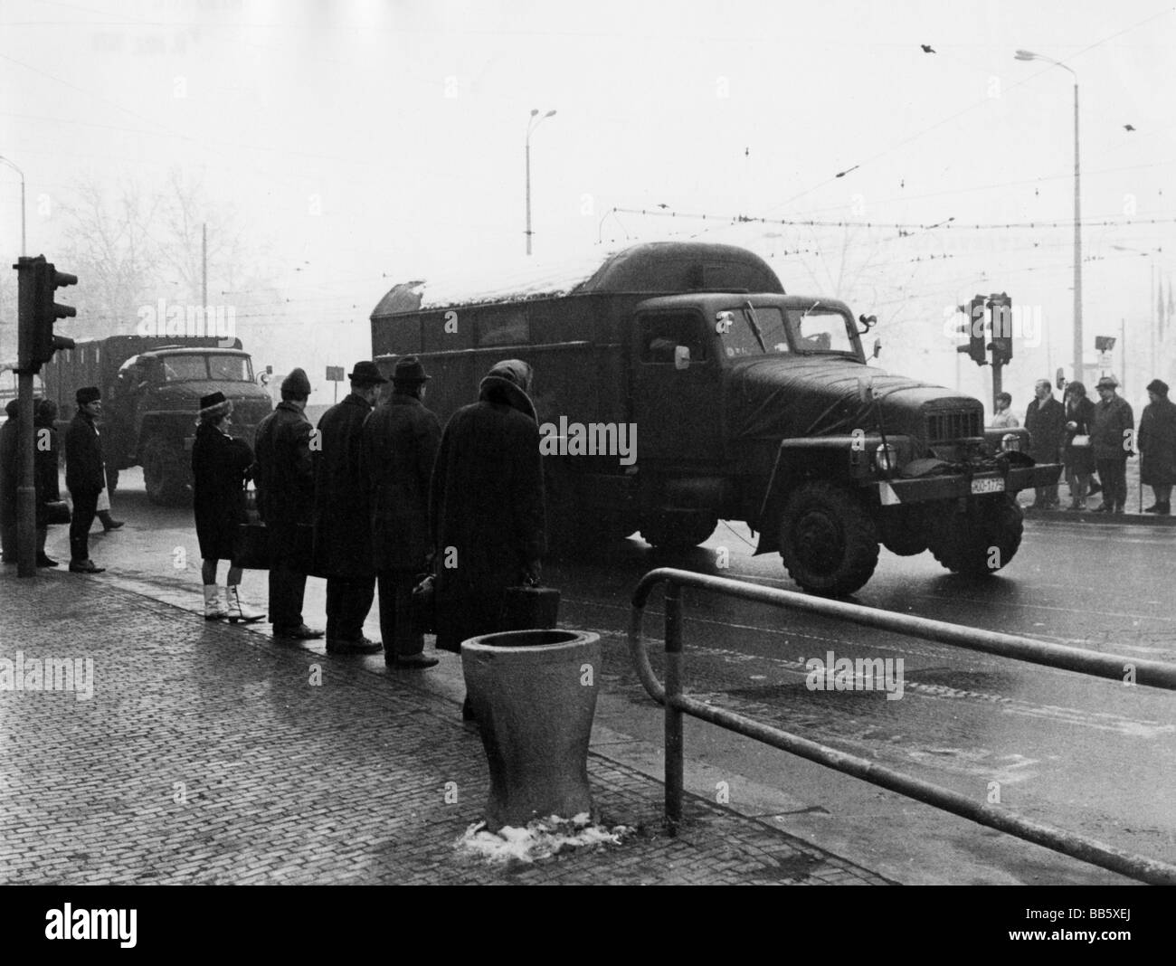 Transport lkw deutschland Schwarzweiß-Stockfotos und -bilder - Alamy