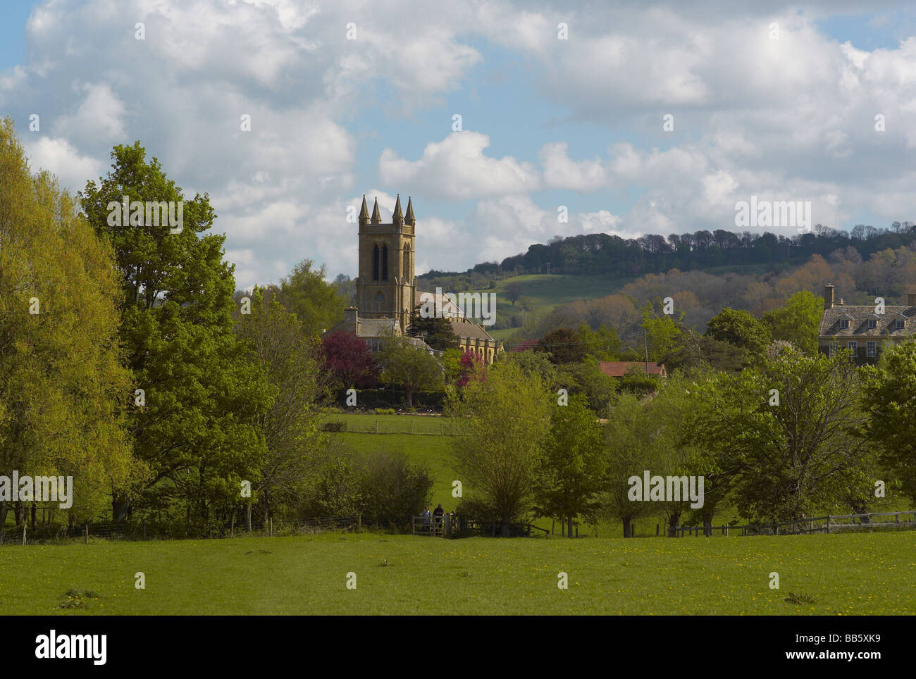 Broadway Kirche Worcestershire UK Stockfoto