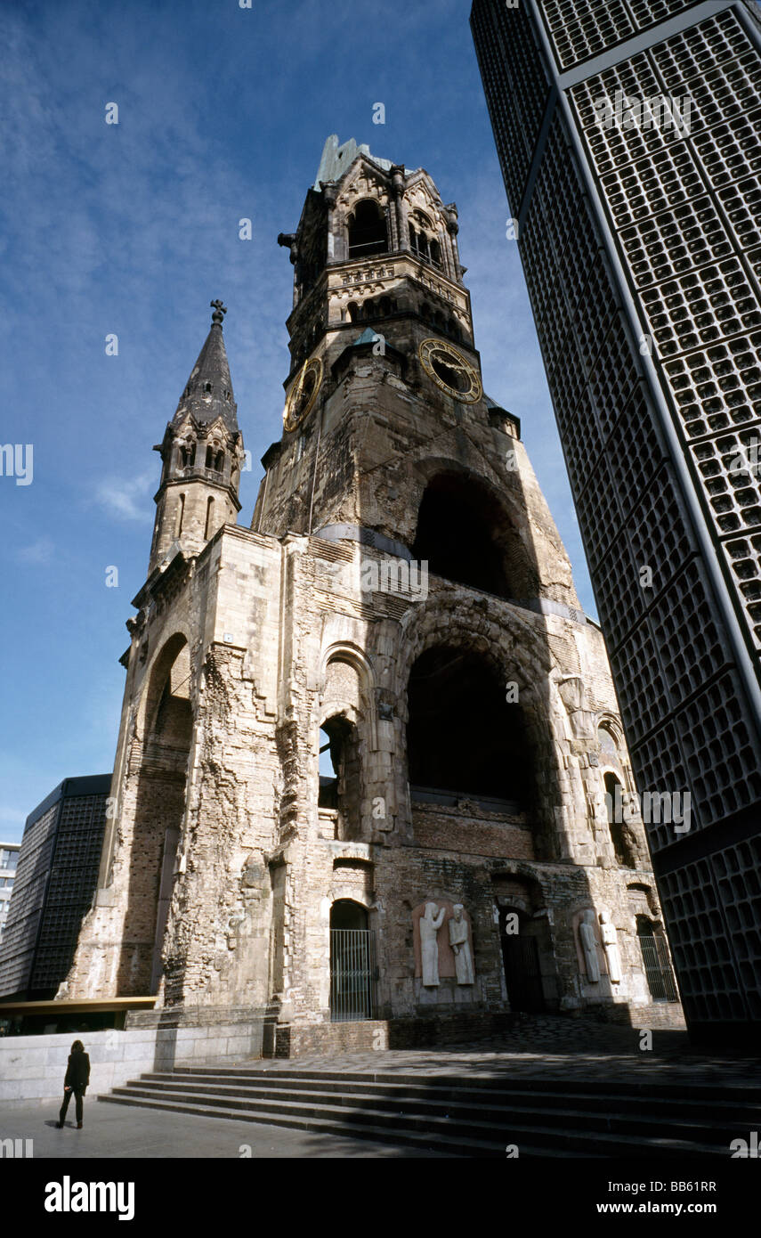 17. Mai 2009 - Kaiser-Wilhelm-Gedächtnis-Kirche am Breitscheidplatz in der deutschen Hauptstadt Berlin. Stockfoto