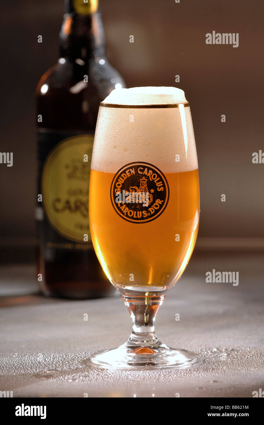 Gouden Carolus belgischen Bier Stockfoto