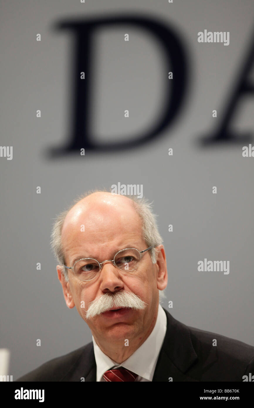 ZETSCHE CEO der Daimler AG Stockfoto