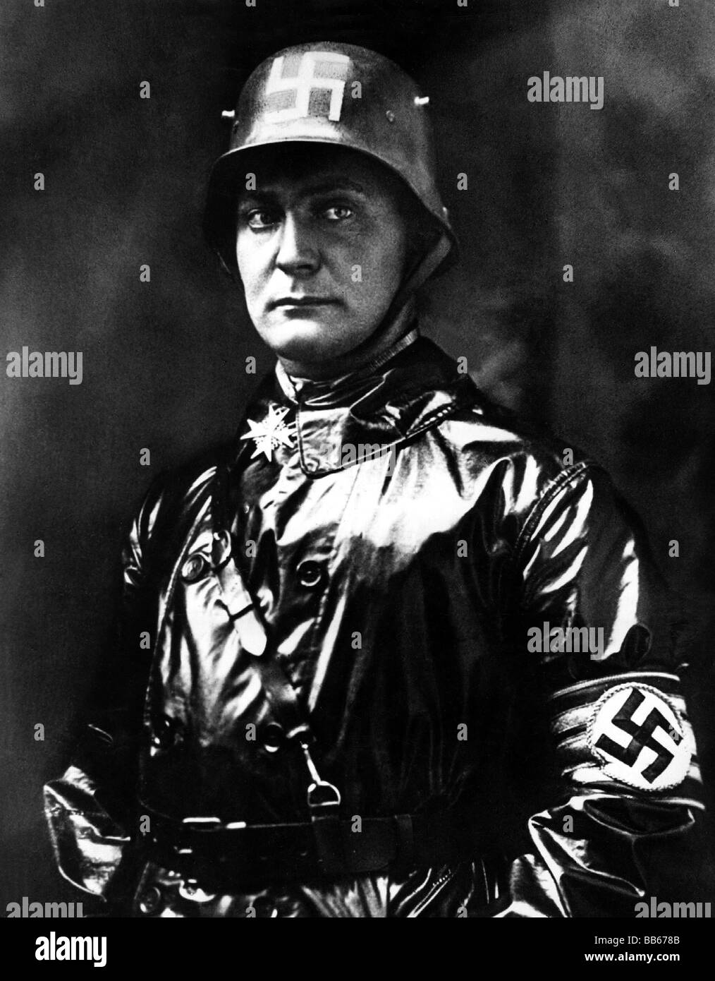 Göring, Hermann, 12.1.1893 - 15.10.1946, deutscher Politiker (NSDAP), als SA-Kommandeur, 1923, halbe Länge, Stockfoto