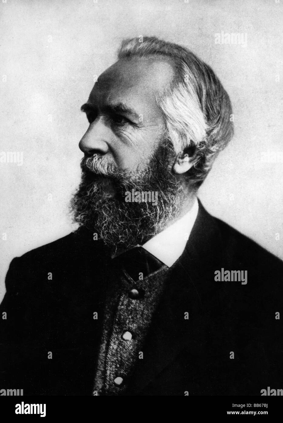 Haeckel, Ernst, 16.2.1834 - 9.8.1919, deutscher Anthropologe, Porträt, Ende des 19. Jahrhunderts, Stockfoto
