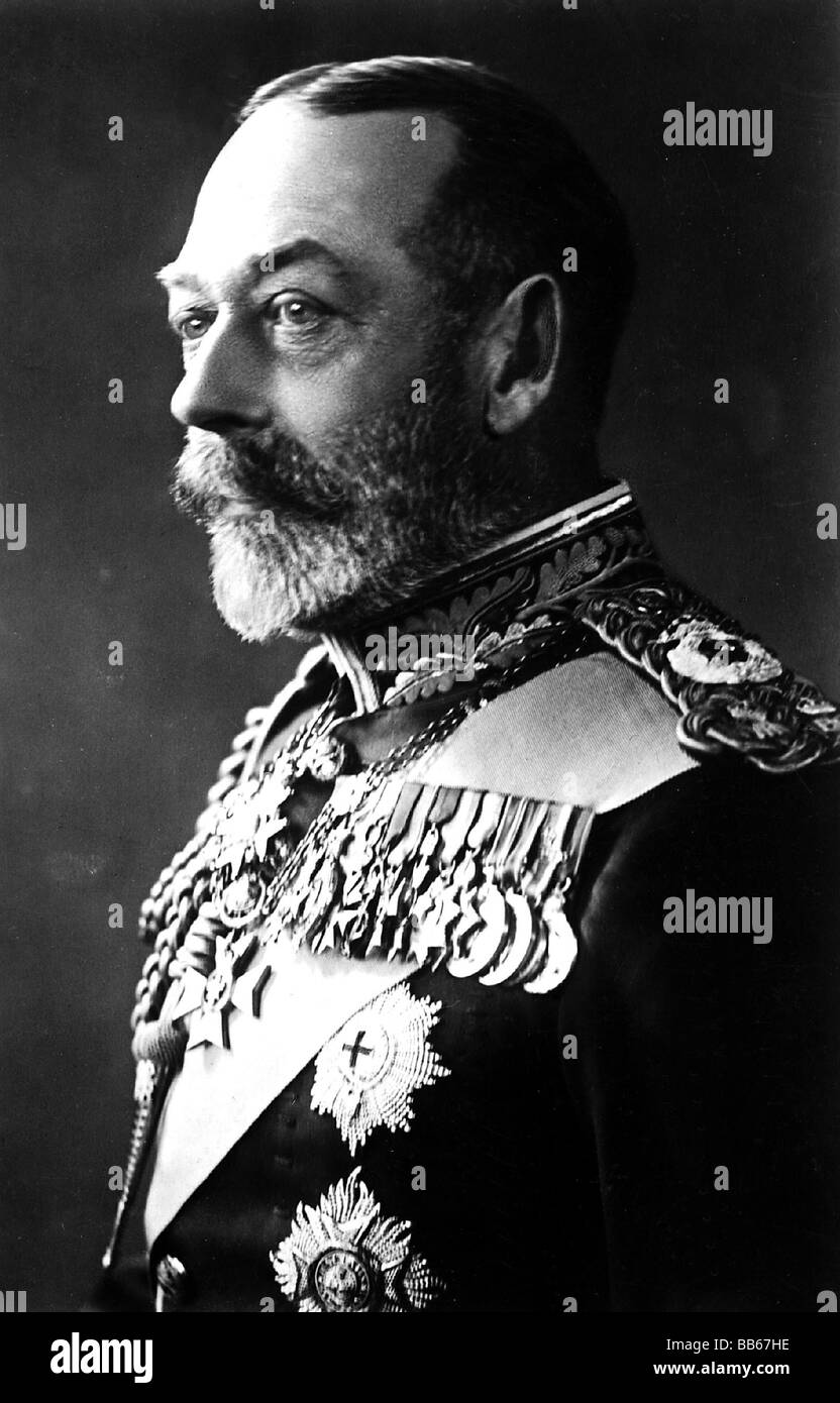 George V., 3.6.1865 - 20.1.1936, König von Großbritannien 1910 - 1936, Porträt, 1923, Stockfoto