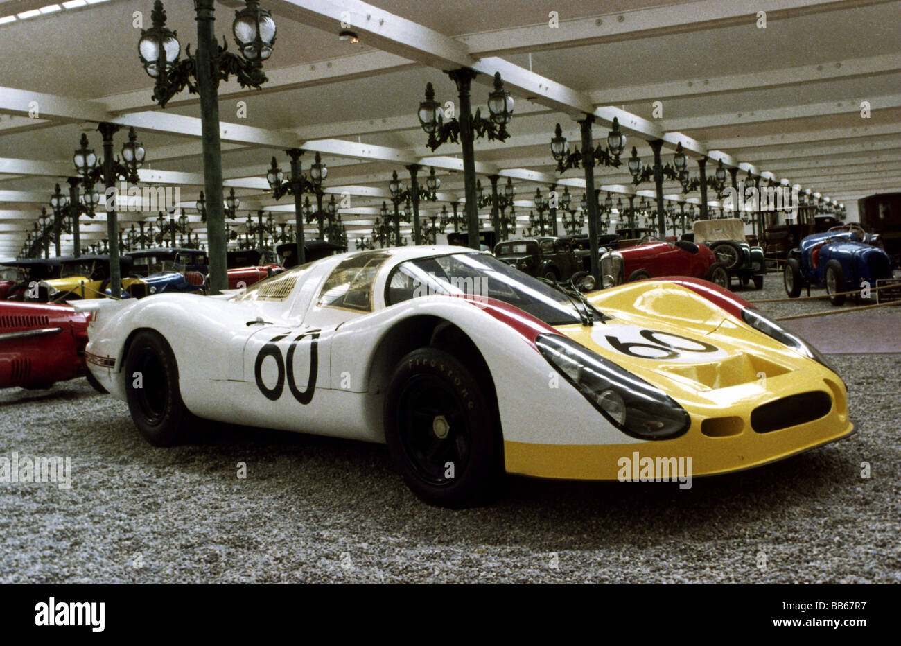 Sport, Autorennen, Rennwagen, Porsche 908/3, 1968, Sportwagen, Collection Schlumpf, National Automobile Museum, Mulhouse, Frankreich, 20. Jahrhundert, historisch, Deutschland, 1960er Jahre, Stockfoto