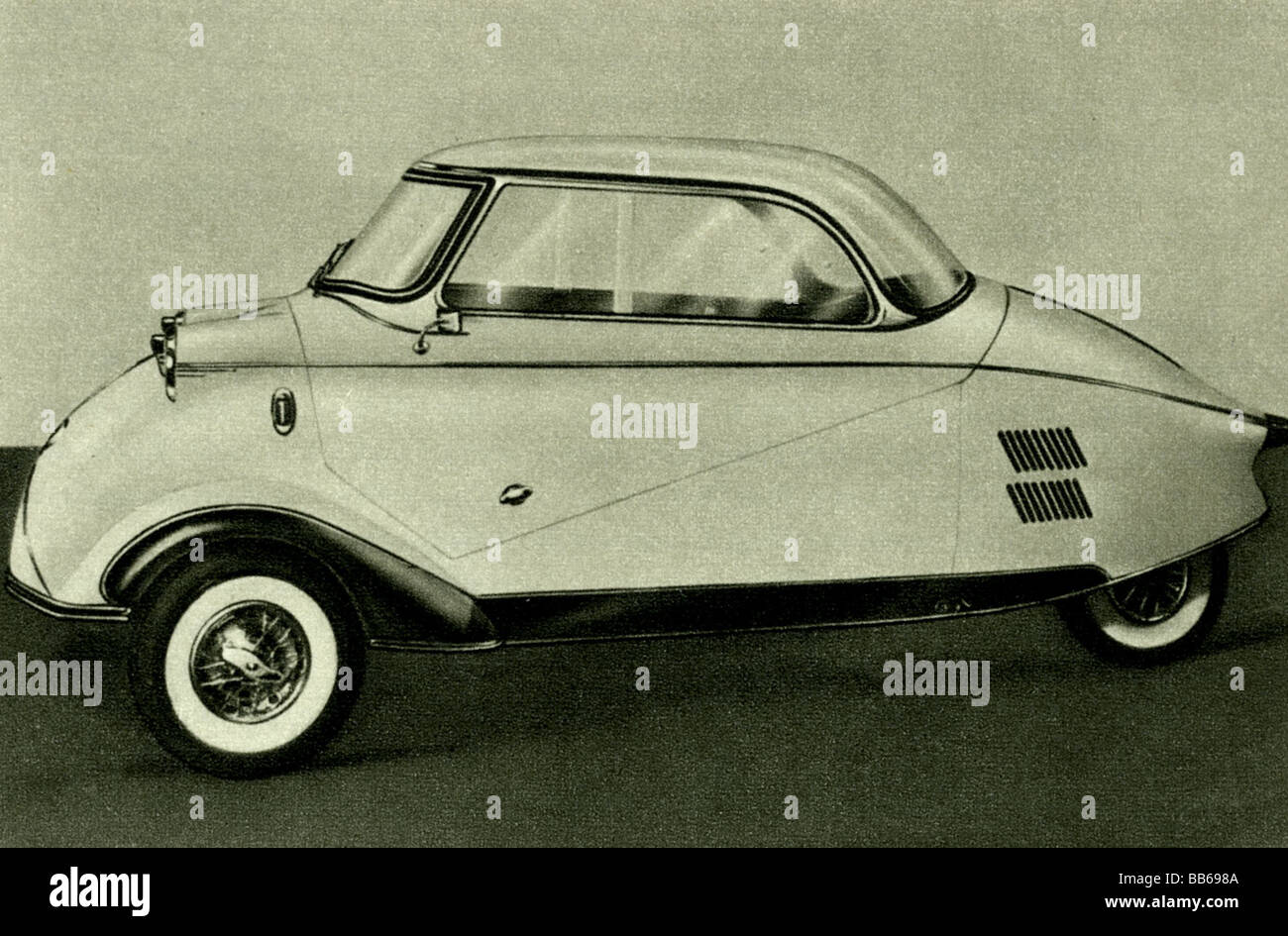 Transport / Transport, Auto Messerschmitt Kabinenroller, 1954, Stockfoto