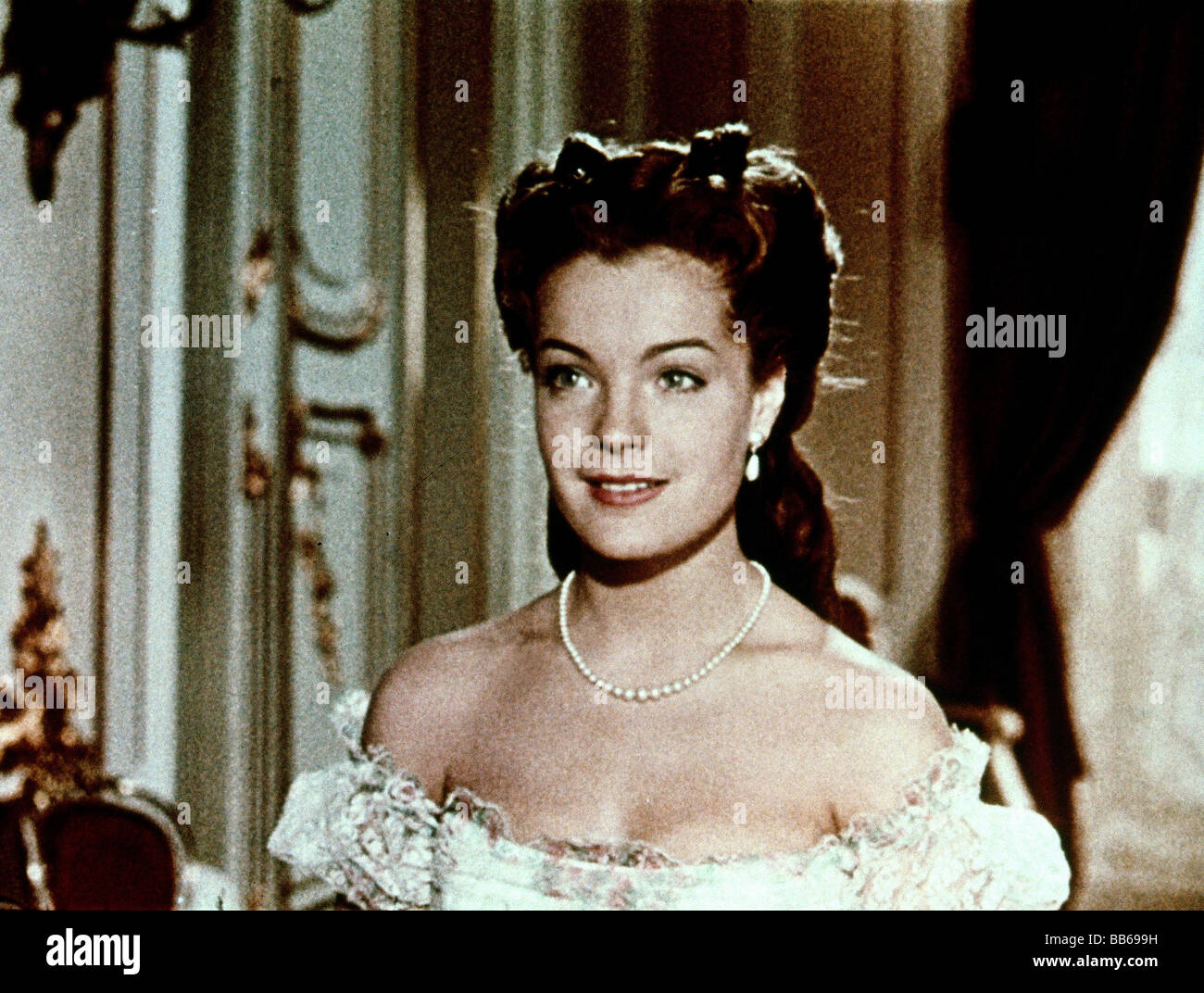 Film "Sissi, Die Junge Kaiserin", AUT / BRD 1956, Regie: Ernst Marischka, Szene mit: Romy Schneider (Sissi), Drama, Histor Stockfoto