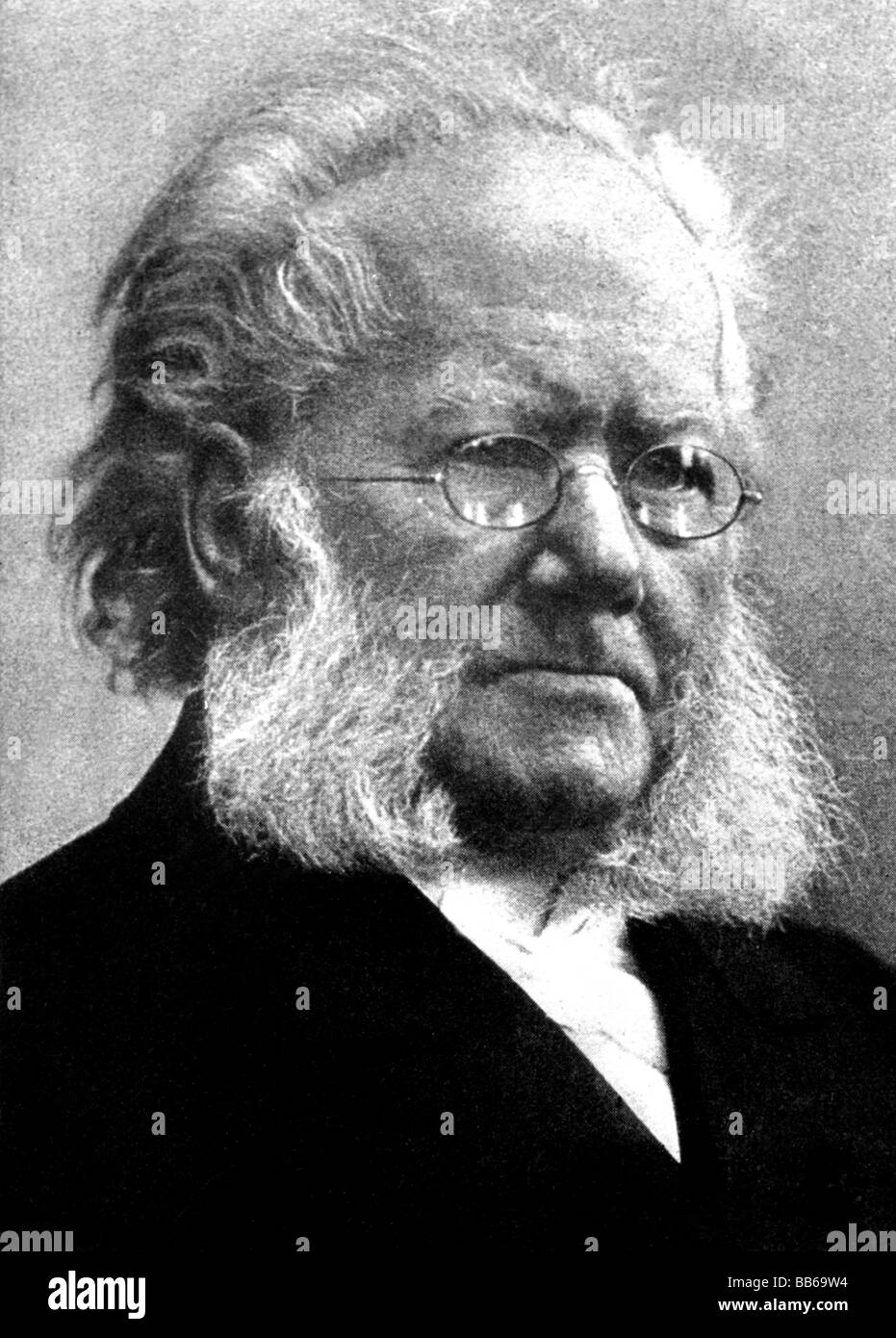 Ibsen, Henrik Johan, 20.3.188 - 23.5.1906, norwegischer Autor/Schriftsteller (Dichter und Dramatiker), Porträt, Stockfoto