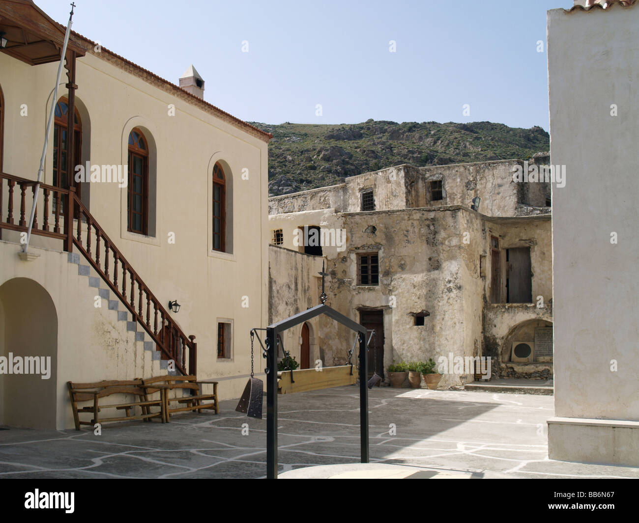 Preveli Kloster Kreta Stockfoto