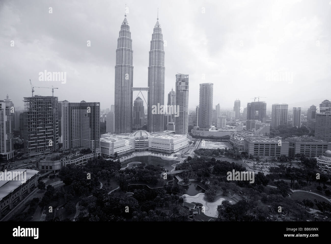 Petronas Towers, Kuala Lumpur, Malaysia Stockfoto