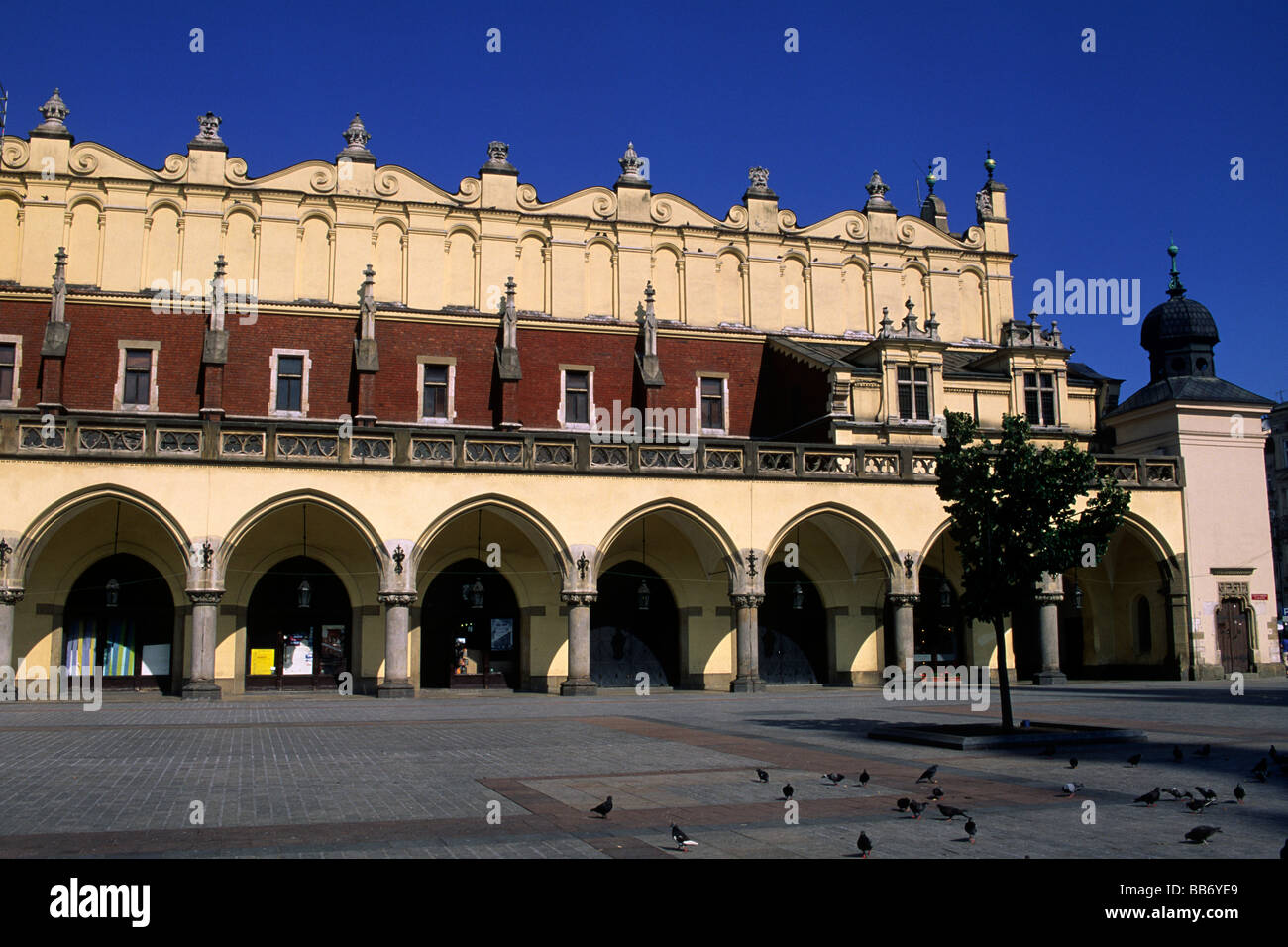 Polen, Krakau, Rynek Glowny, Tuchhalle Stockfoto