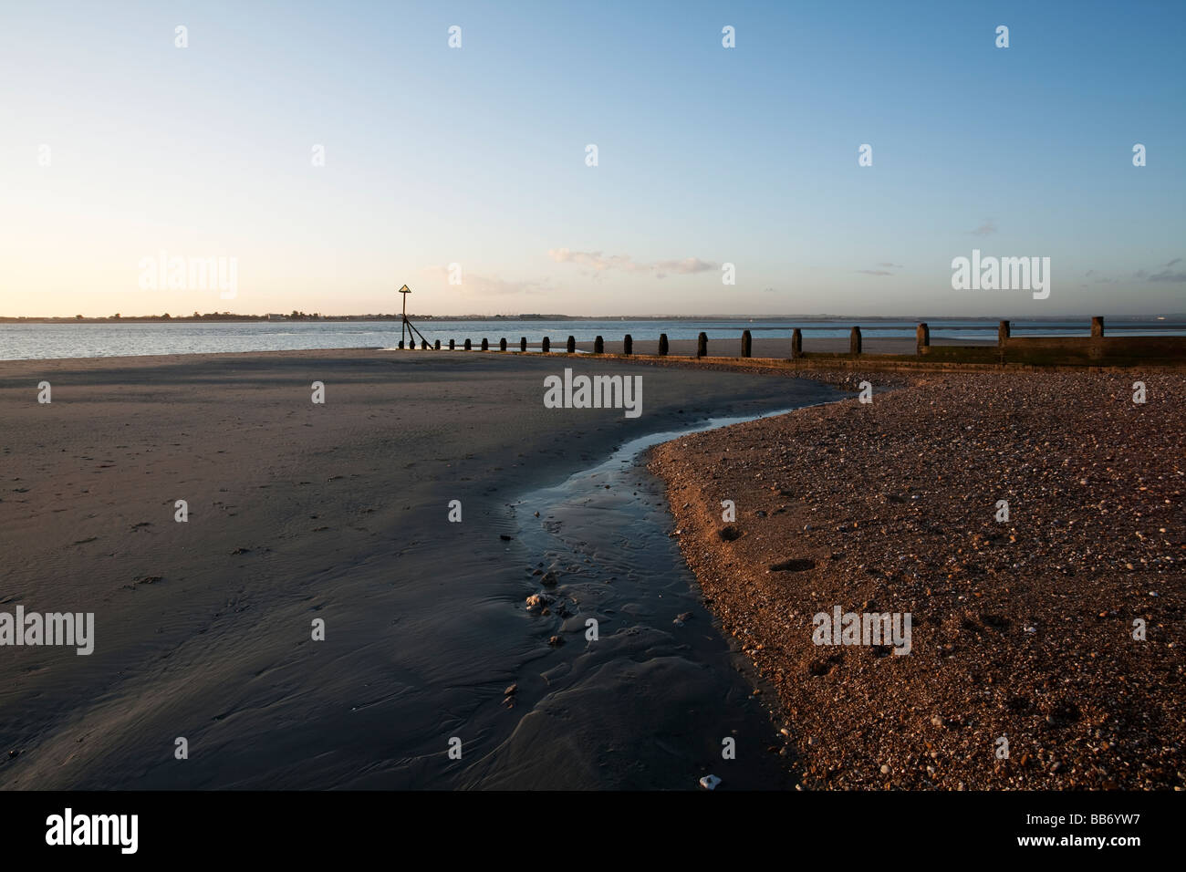 Wittering Weststrand, Witterings, West Sussex, England Stockfoto