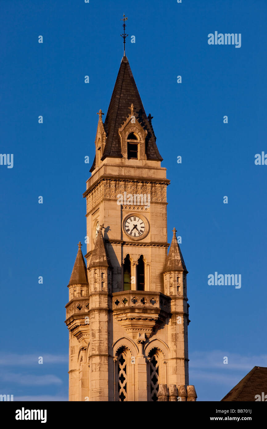 Zollhaus Uhrturm in Nashville Tennessee USA Stockfoto