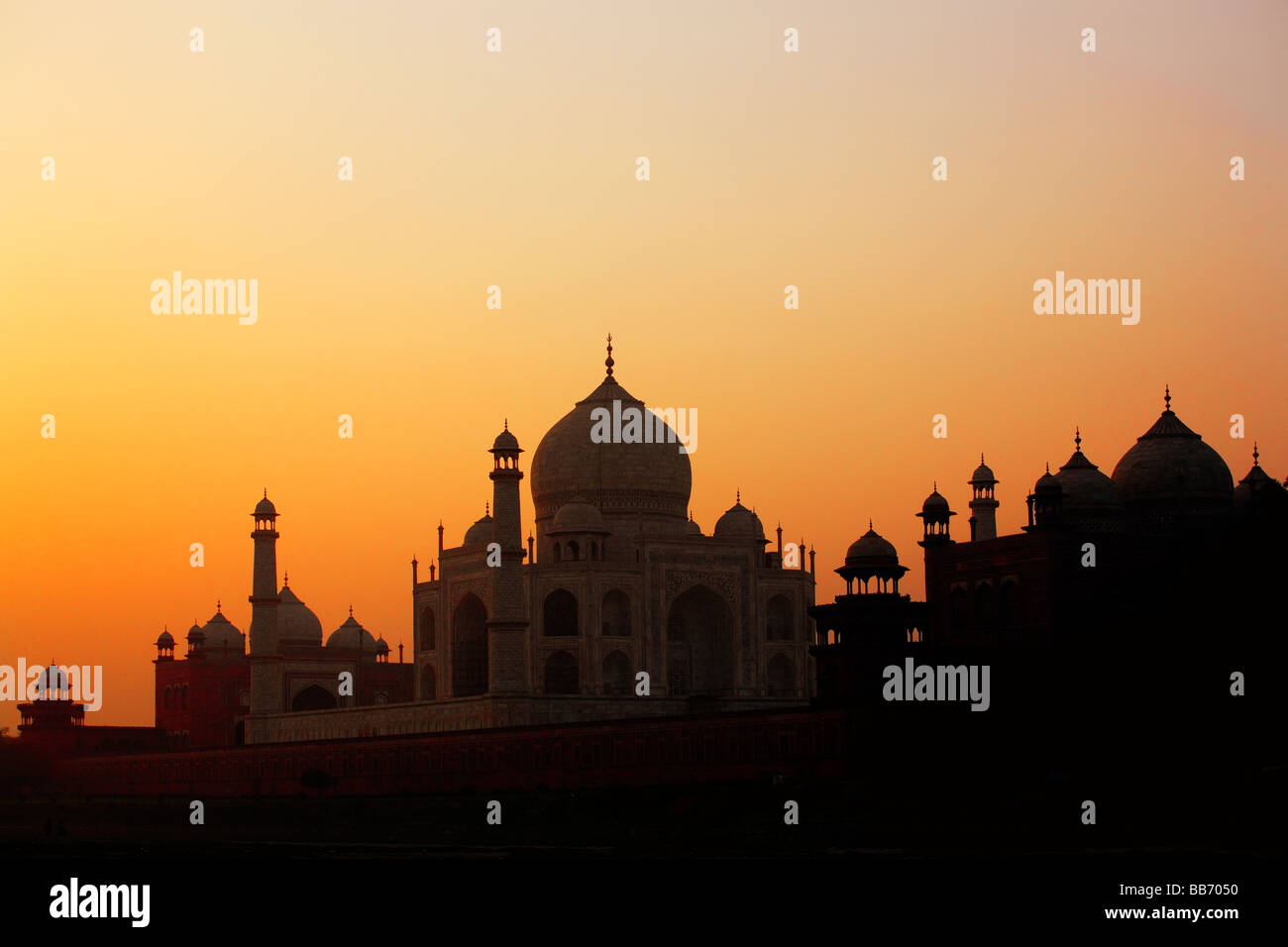 Taj Mahal, Agra, Indien Stockfoto