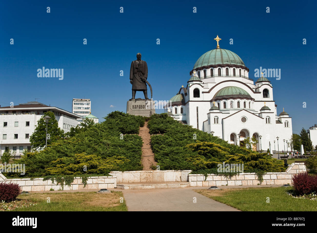 S-Tempel St. Sava in Belgrad Stockfoto