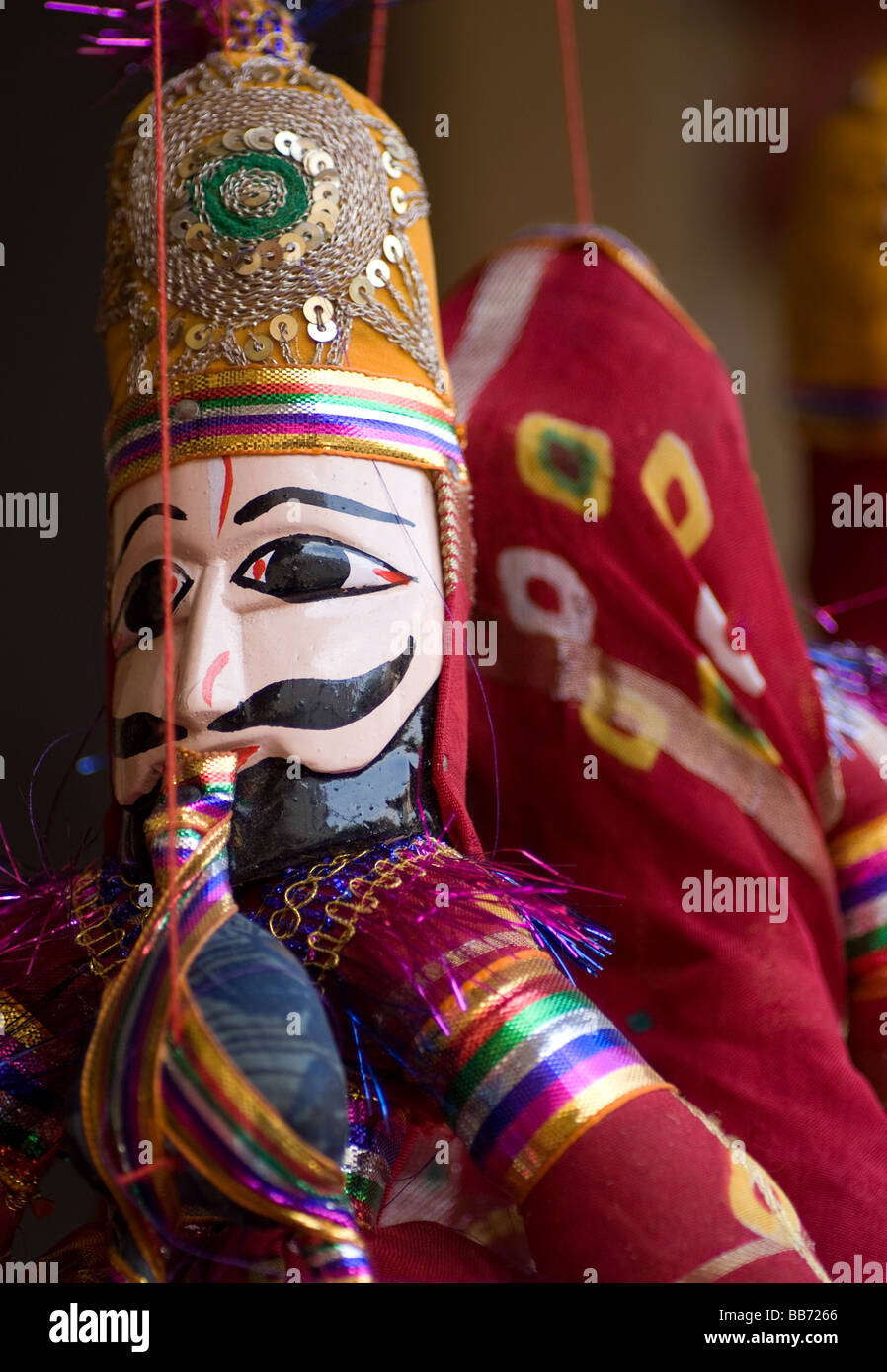 Indische Marionetten Stockfoto