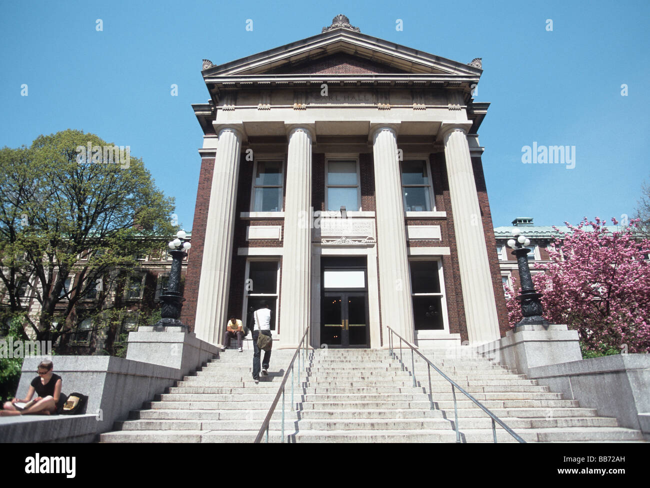 New York Stadt Columbia Universitätsgebäude Earl Hall NYC USA Stockfoto