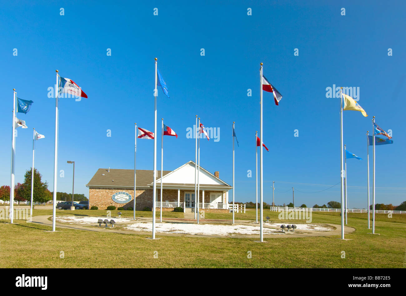 Brice Kreuzung Visitor Center Stockfoto