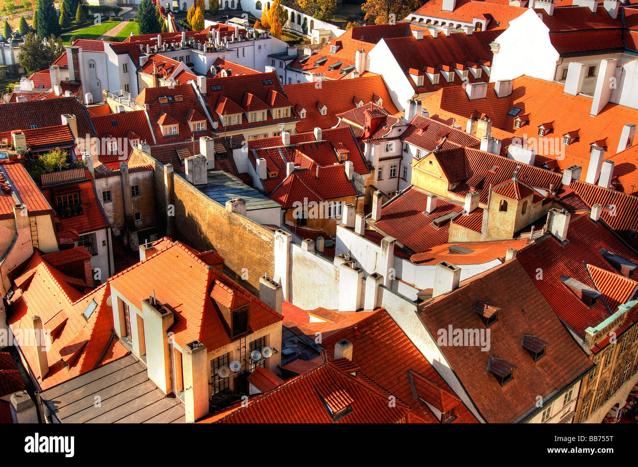 Historischen Zentrum von Prag - Stadtteil Mala Strana - die Kleinseite, Prag, Tschechische Republik Stockfoto