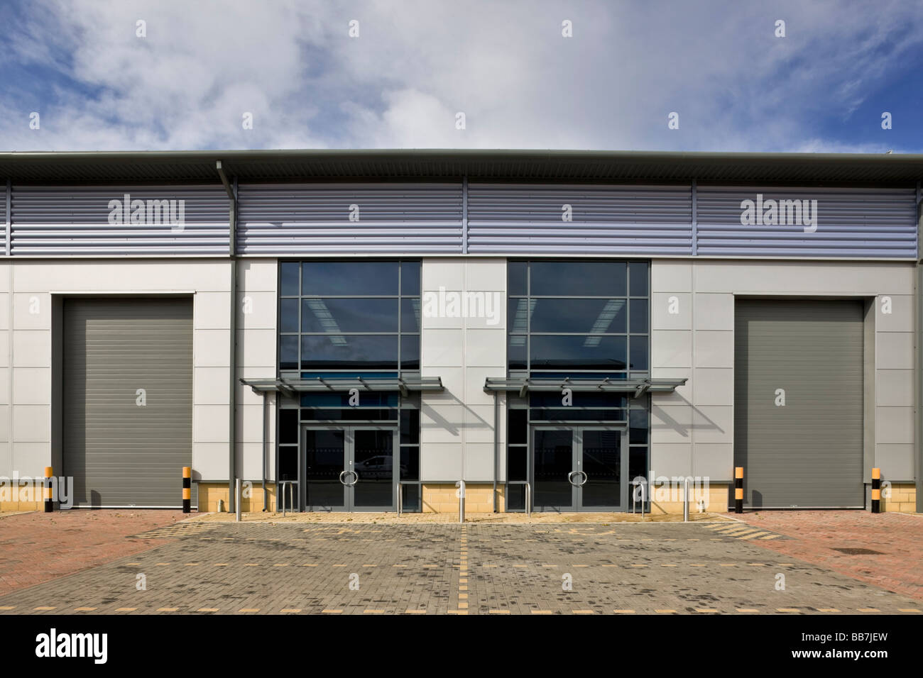 Lamdin Straße Gewerbeeinheiten in Bury St Edmunds Suffolk Stockfoto