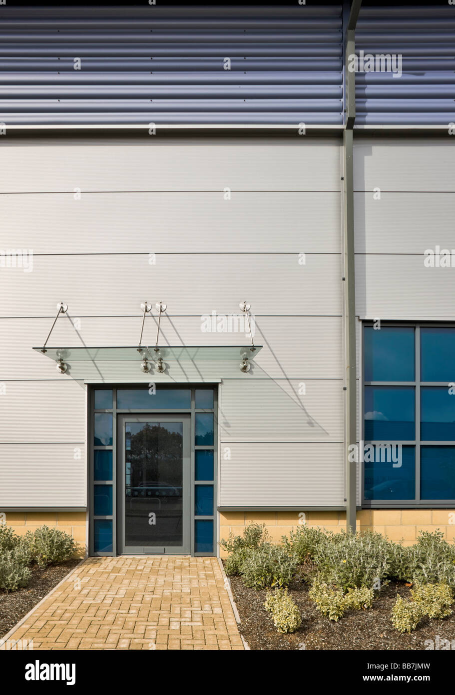 Lamdin Straße Gewerbeeinheiten in Bury St Edmunds Suffolk Stockfoto