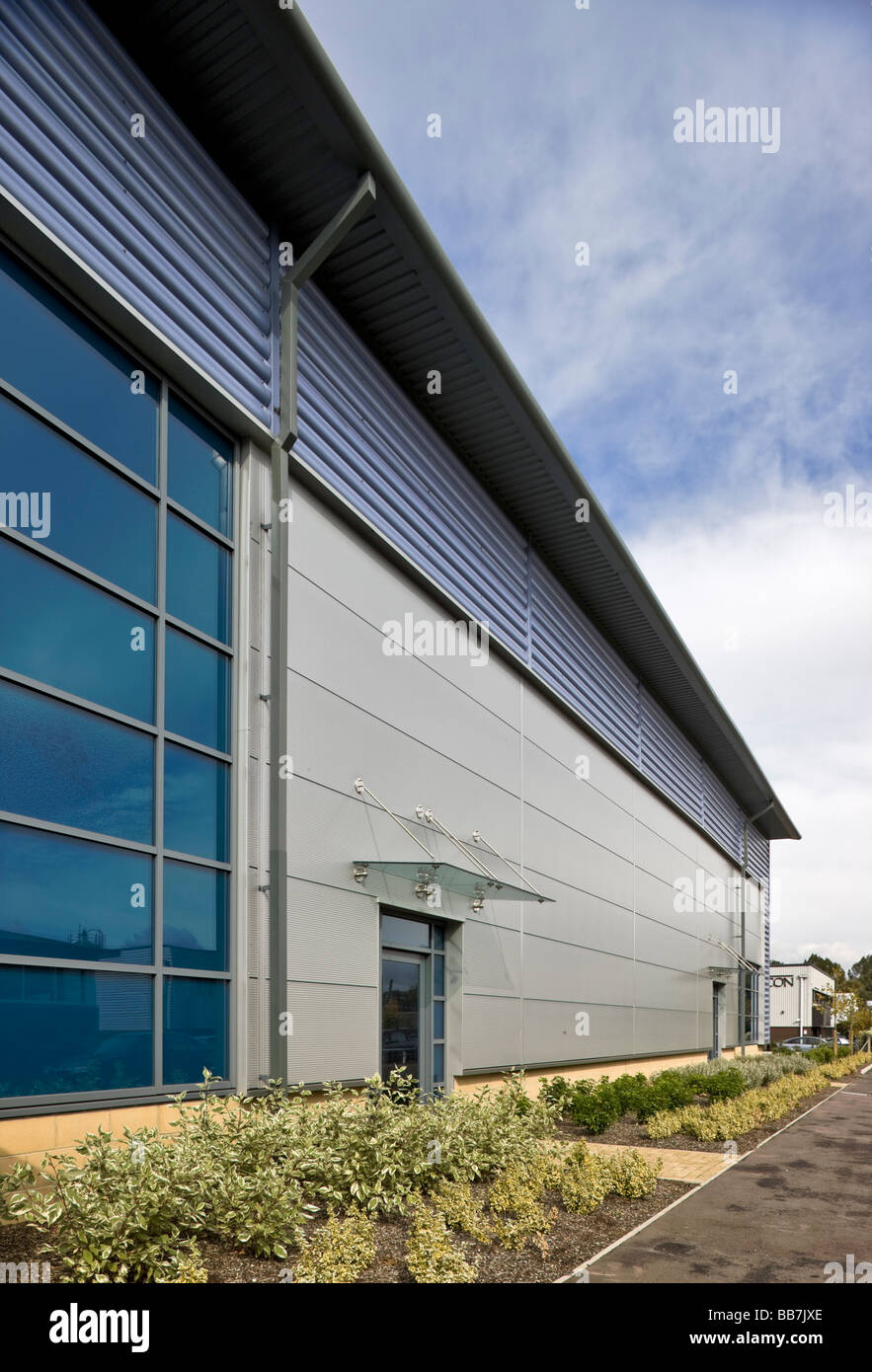 Lamdin Straße Gewerbeeinheiten in Bury St Edmunds Suffolk Stockfoto