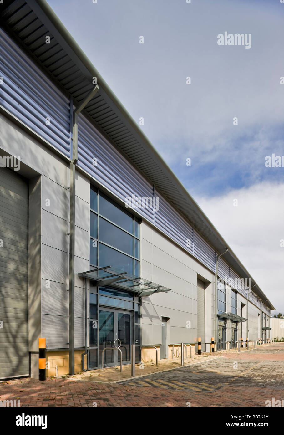 Lamdin Straße Gewerbeeinheiten in Bury St Edmunds Suffolk Stockfoto