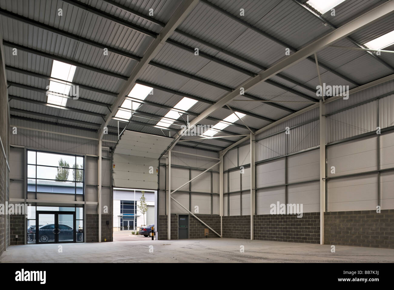 Lamdin Straße Gewerbeeinheiten in Bury St Edmunds Suffolk Stockfoto