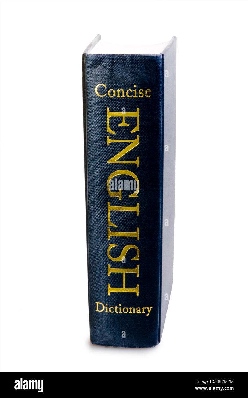 Englisch-Wörterbuch Stockfoto