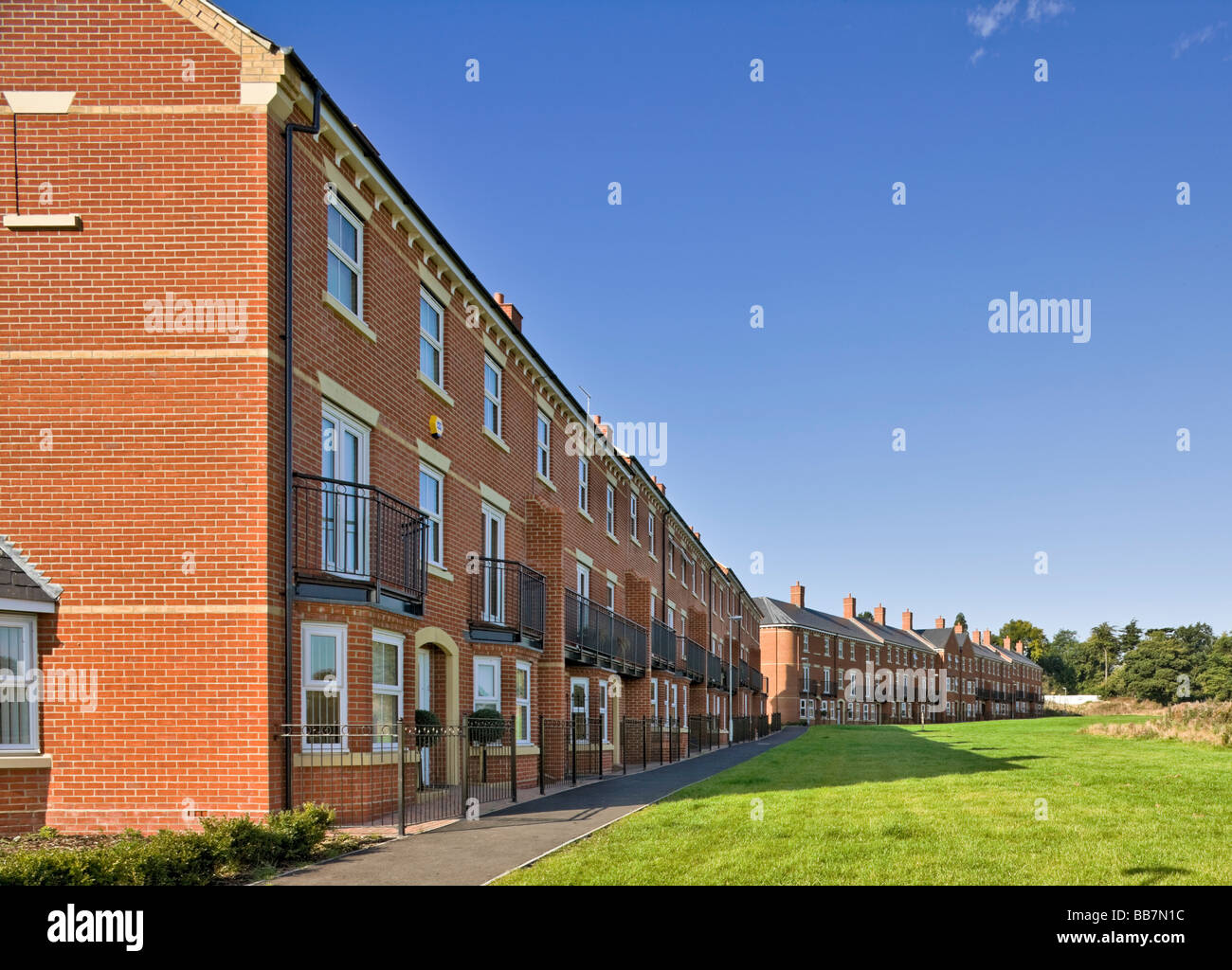 St. Crispin Wohnsiedlung in Northampton Stockfoto