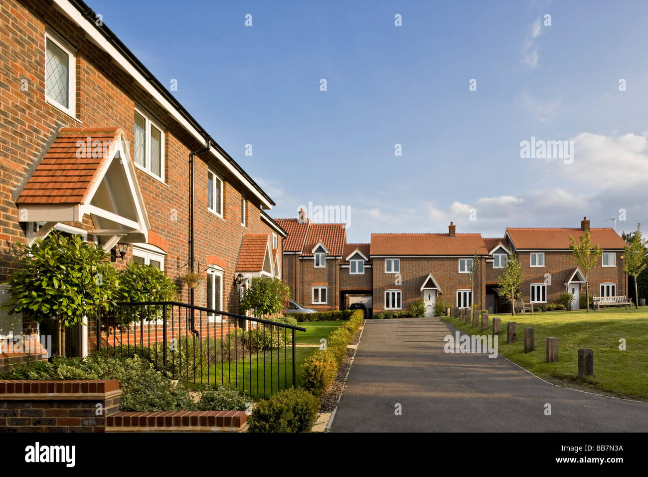 Wohnraum zu Oakley Dorf in Bedfordshire Stockfoto