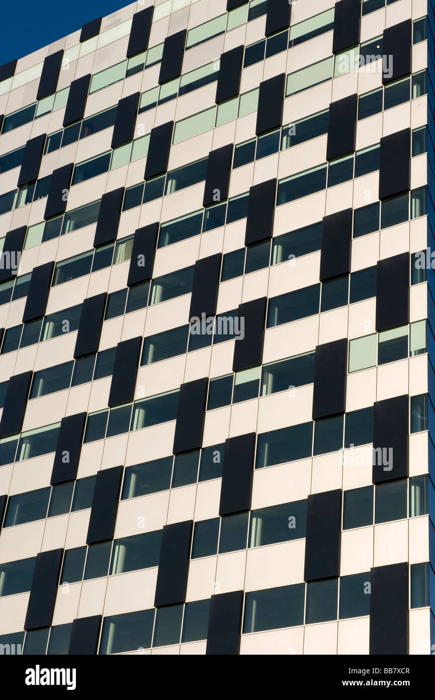 Schwarz weiße moderne Gebäude Liverpool Stockfoto