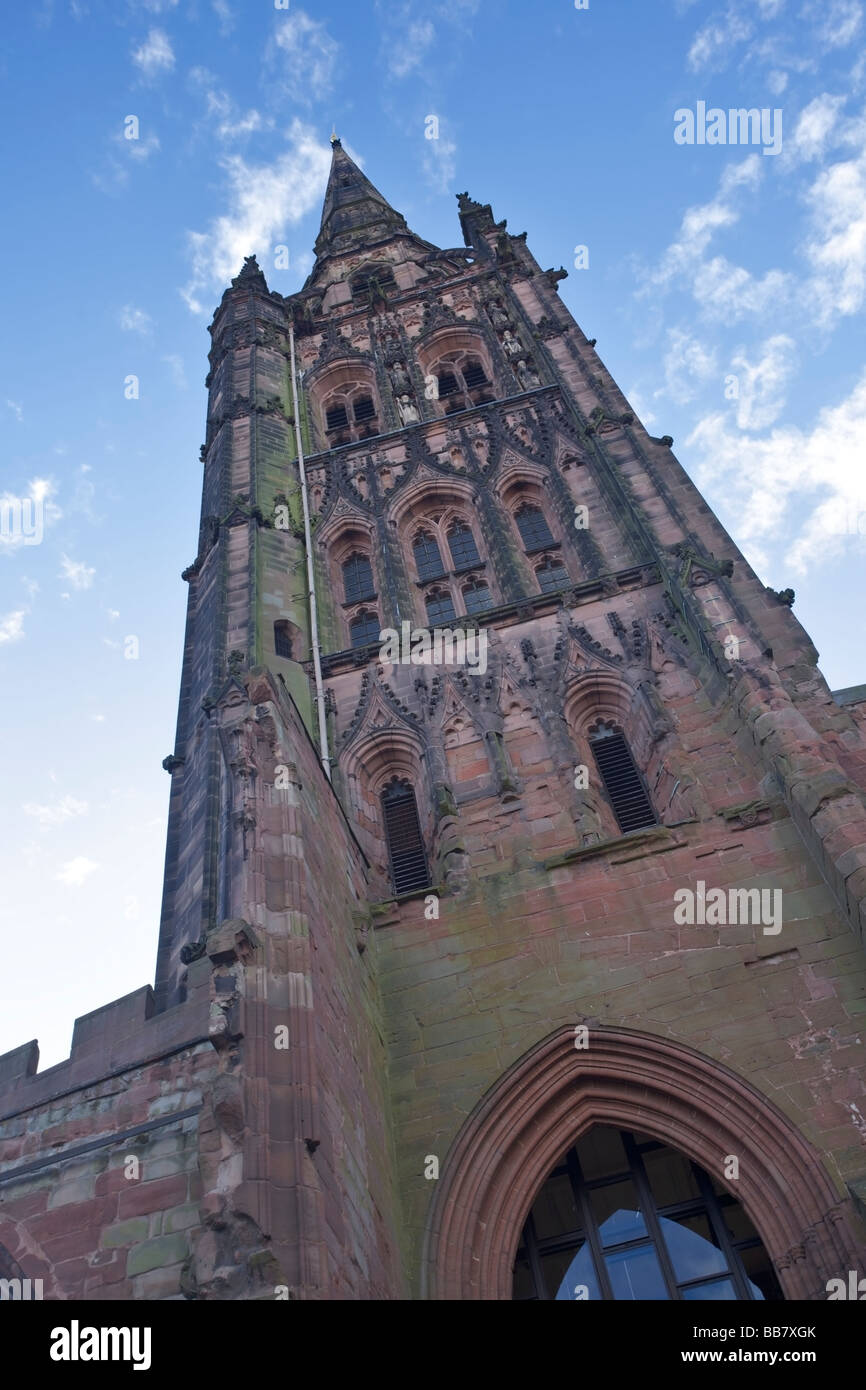 Ruinen von Coventry Kathedrale in Coventry, Warwickshire, Midlands, England, Vereinigtes Königreich Stockfoto