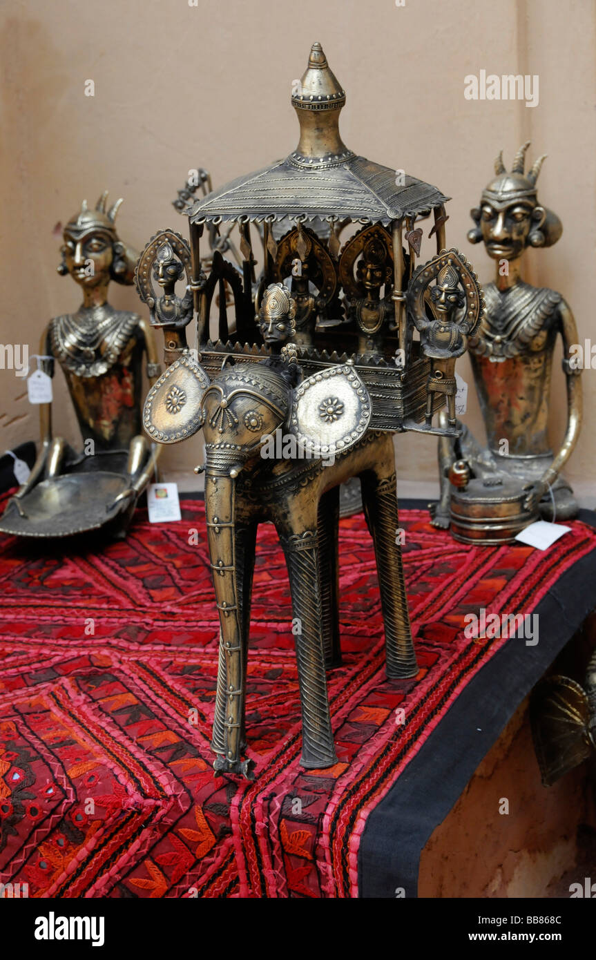 Souvenirs zum Verkauf, Fort Amber Palast, Amber, Rajasthan, Nordindien, Asien Stockfoto