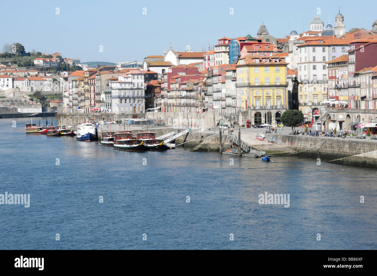 Ribeira-Viertel, Altstadt, Nord-Portugal, Porto, Portugal, Europa Stockfoto