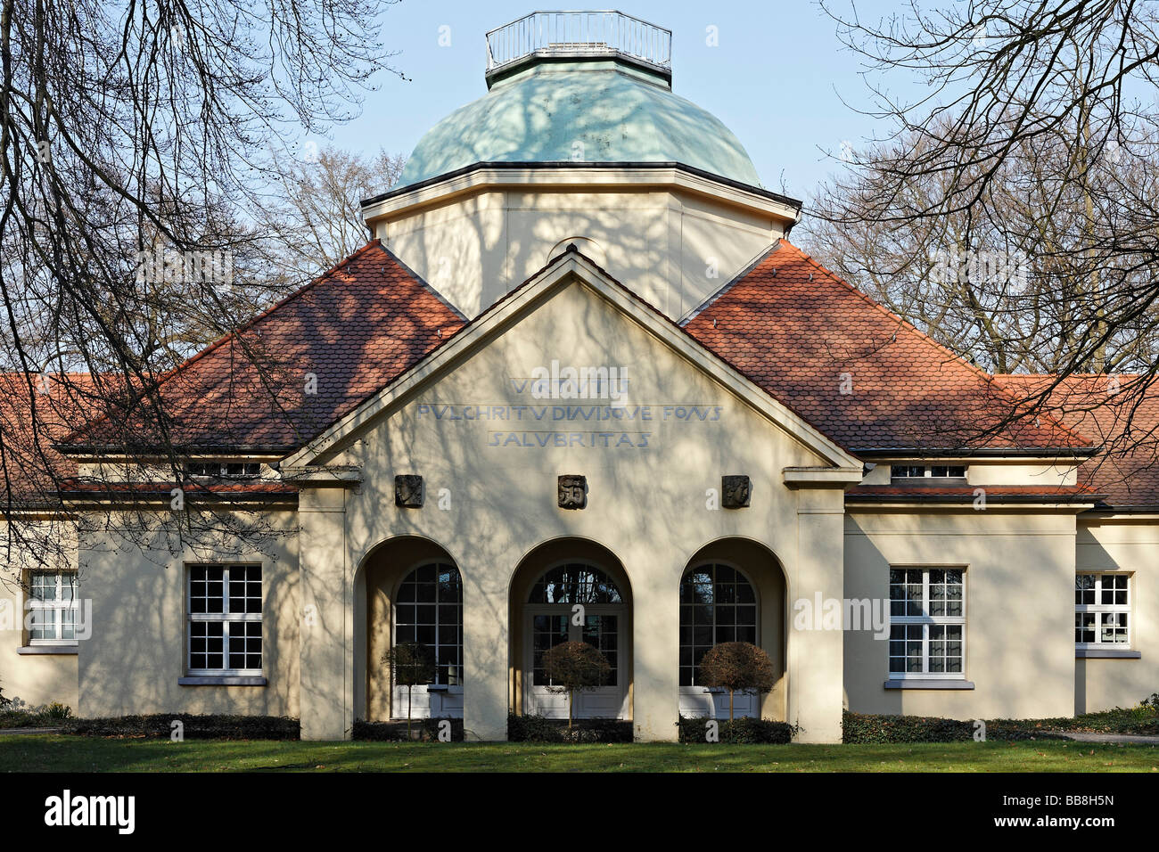 Historischen Solebad Raffelberg, Wellnesshotel, Mülheim ein der Ruhr-Speldorf, North Rhine-Westphalia, Deutschland, Europa Stockfoto