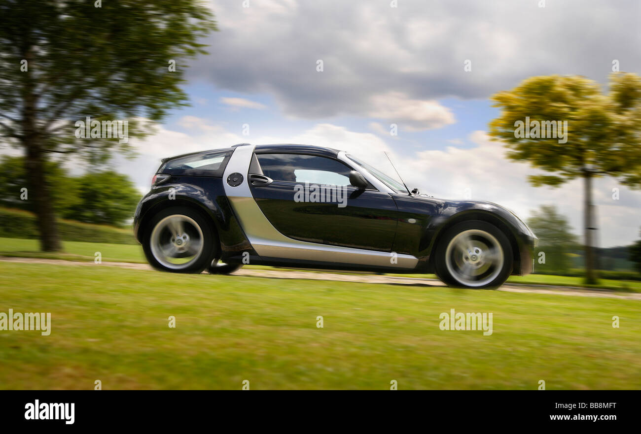 Smart Roadster Coupé, Profil, schwenken. Stockfoto