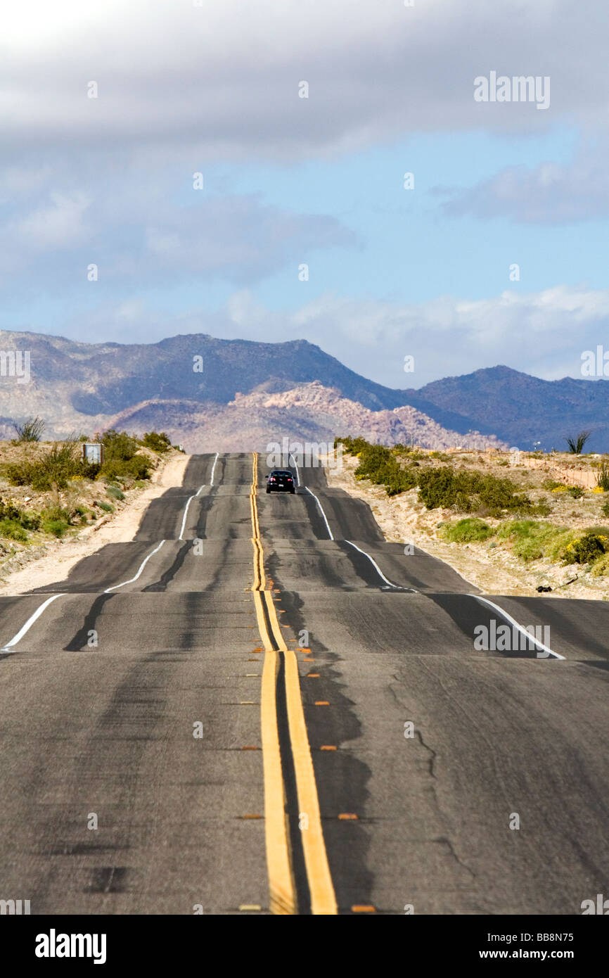 California Highway 98 in der Nähe der mexikanischen Grenze im Imperial County Southern California USA Stockfoto