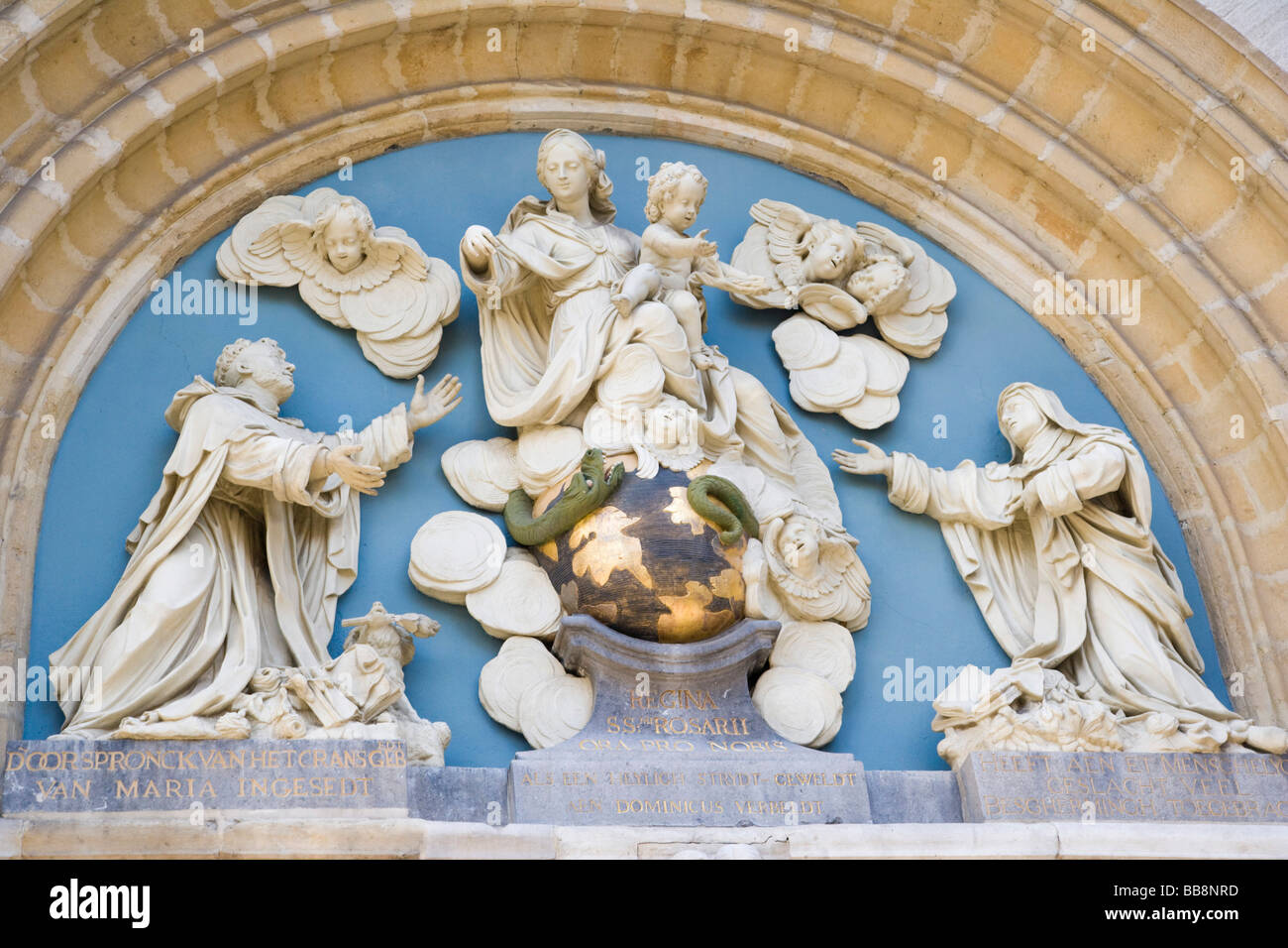 Sint-Studienkonferenz, Predikherenkerk, St.Paul Kirche, Antwerpen, Belgien Stockfoto