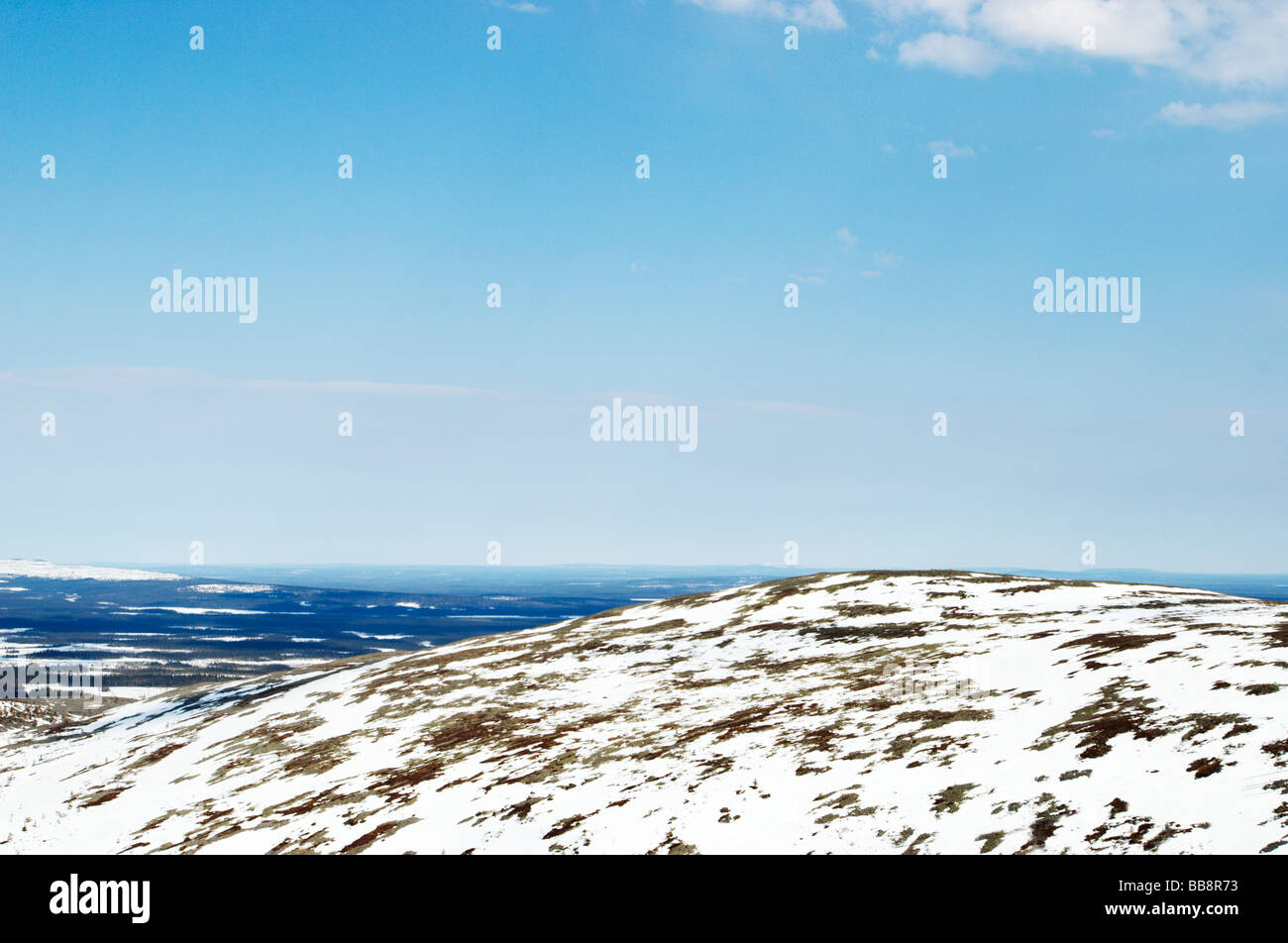 Yllas, Lappland, Finnland Stockfoto