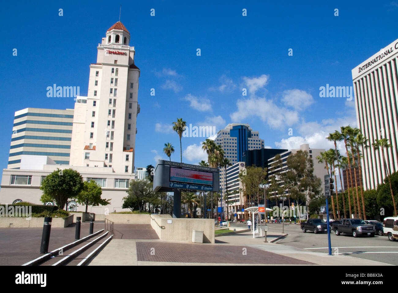 Breakers Hotel in Long Beach Convention and Entertainment Center in Long Beach Kalifornien USA Stockfoto