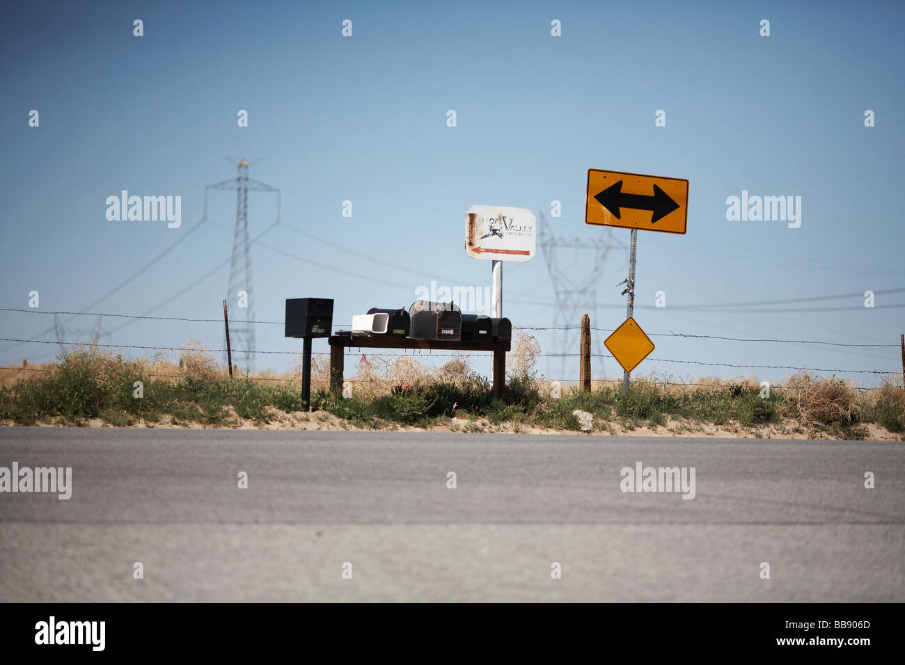 Antelope Valley California Poppy Reserve - California State Park Stockfoto