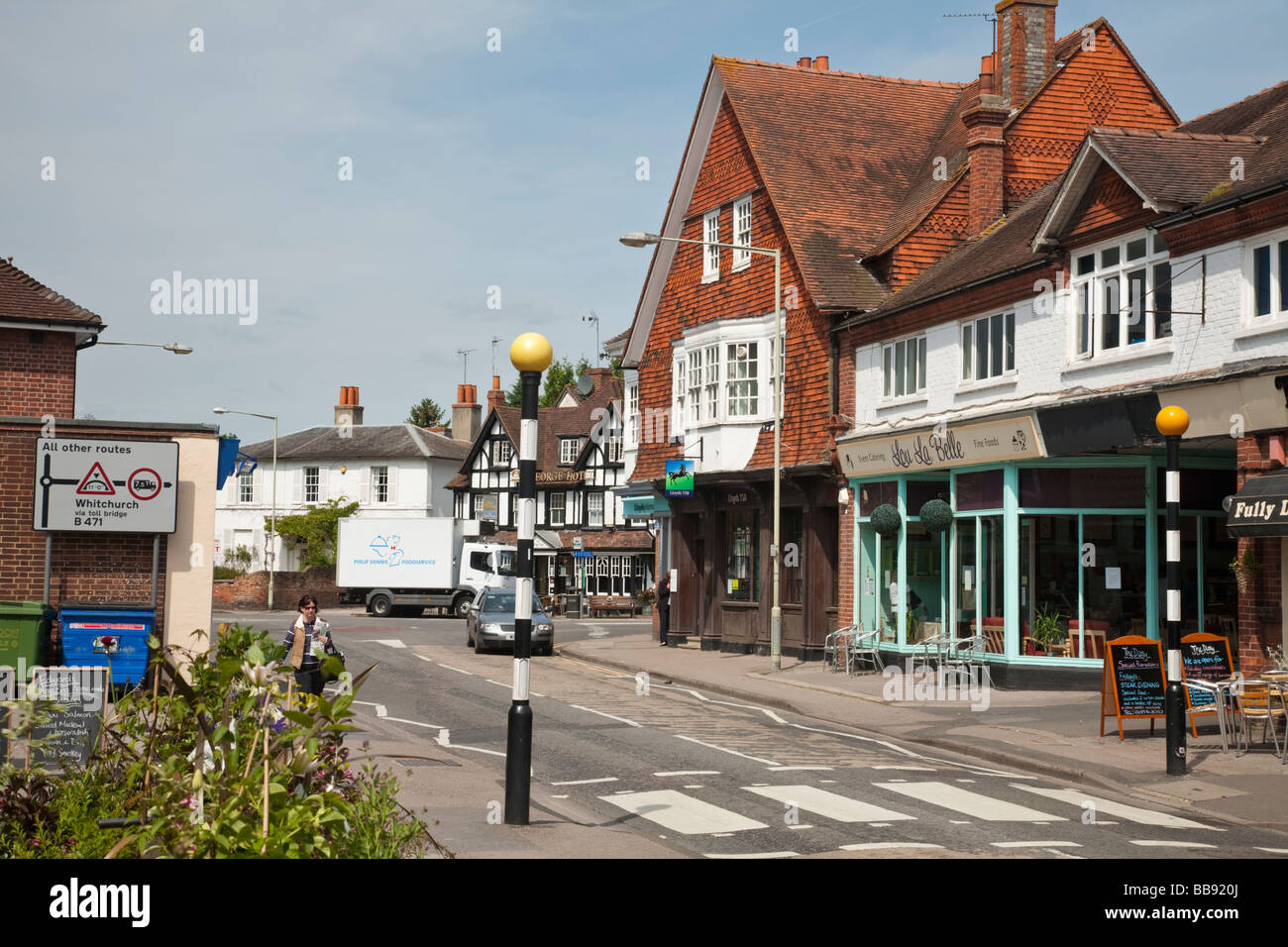 High Street in Pangbourne Berkshire Uk Stockfoto