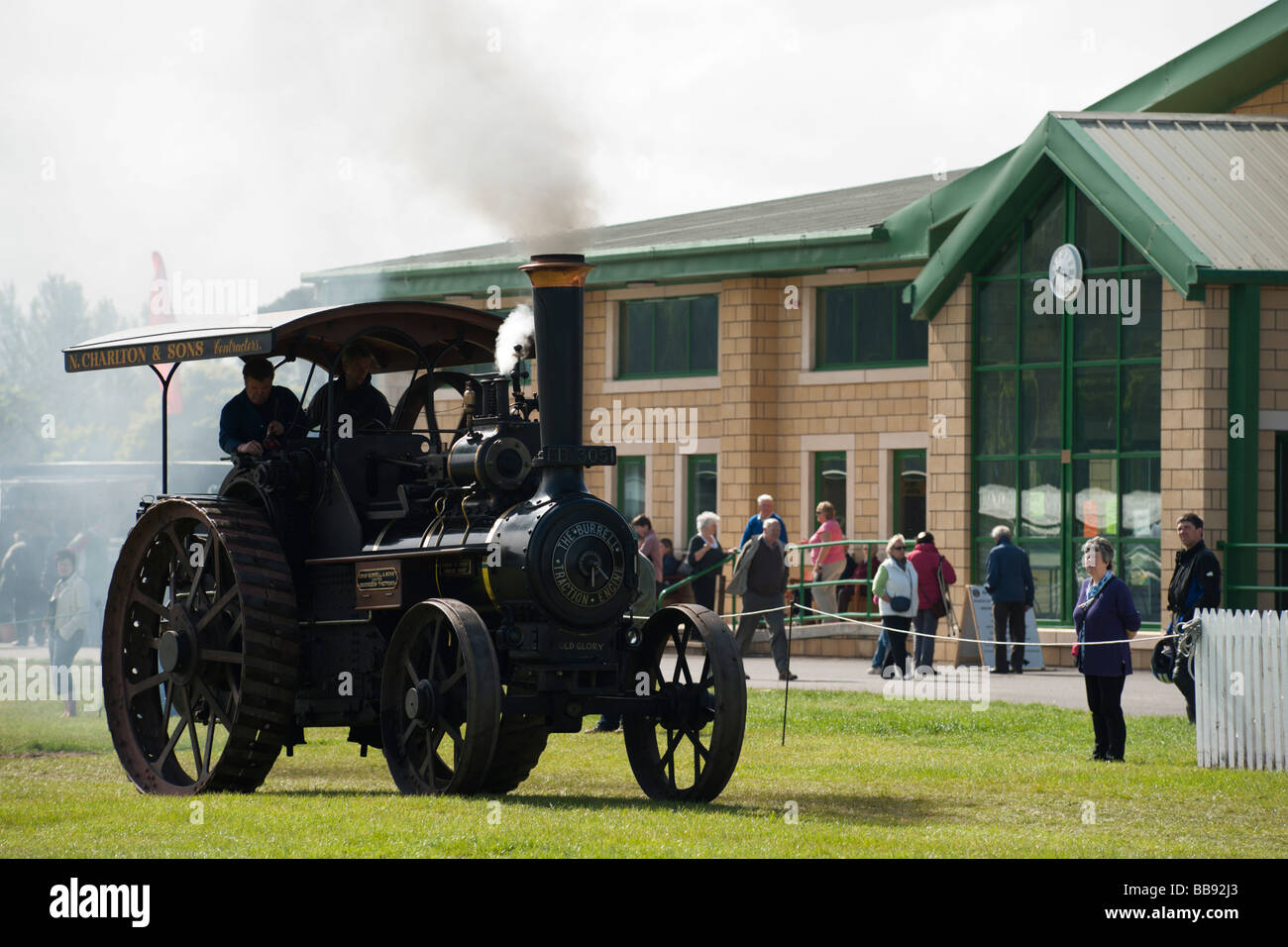 Grenzen Vintage Tractor Show 2009 Union Showground Kelso Schottland macht Dampftraktor Stockfoto