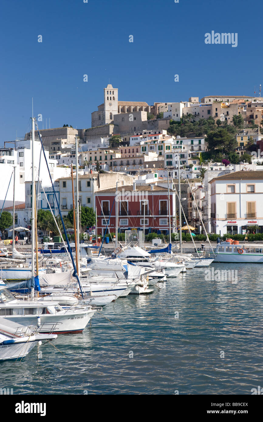 Ibiza-Stadt-Balearen-Spanien Stockfoto