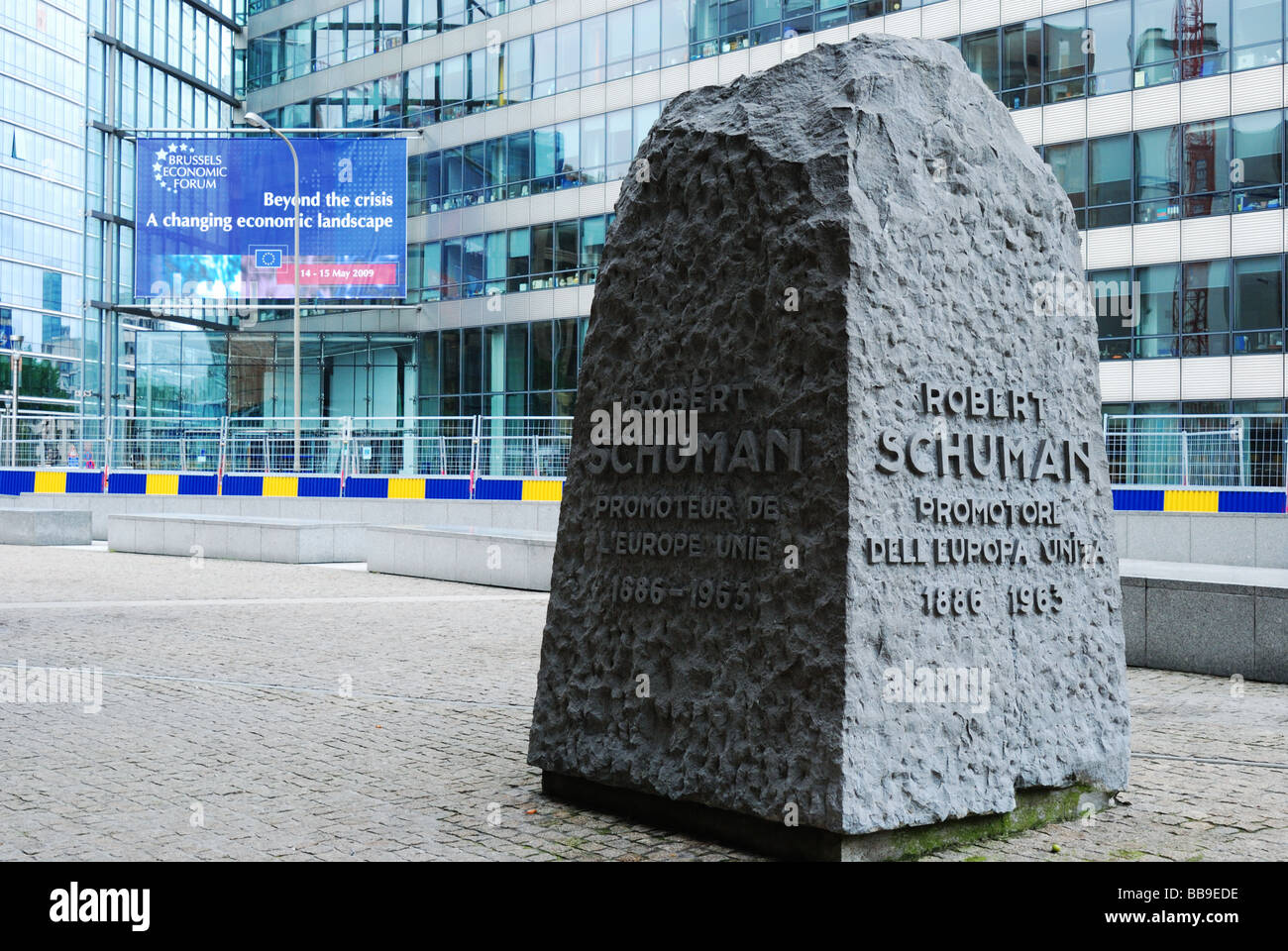 Berlaymont-Gebäude in Brüssel, Sitz der Europäischen Kommission. Stockfoto
